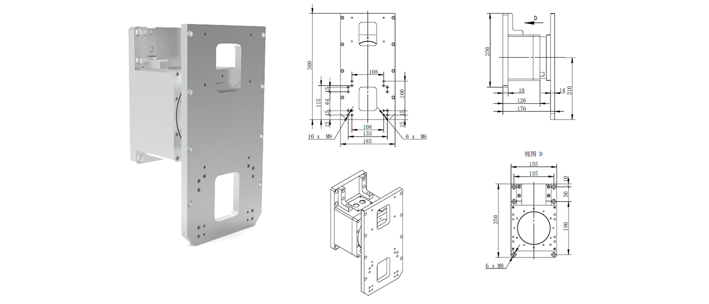 激光切管机坡口切割摆头(B轴)